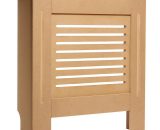 MDF wood radiator cover Home Decoration 78x19x82cm WASHED LVTP5602458 9137779997185