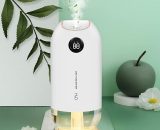 Air Humidifier ， Ultrasonic Silent Baby Air Humidifier, With Night Light and 2 Spray Holes 500 ML, Suitable for Cars, Offices, Bedrooms (White) RBD017684pc 9784267175510