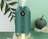 Air Humidifier ， Ultrasonic Silent Baby Air Humidifier, With Night Light and 2 Spray Holes 500 ML, Suitable for Cars, Offices, Bedrooms (Green) RBD017683pc 9784267175503