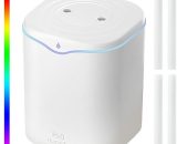 Cadeau - Air Humidifier Quiet Ultrasonic Humidifier with 2 Adjustable Mist Modes USB Air Humidifier Baby Auto Shut Off Colorful Night Light for RBD020330LWL 9015272816410