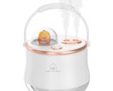 Perle Rare - Humidifier 400ml Mini Portable Humidifier with Dual Jet Adjustable Personal Humidifier for Bedroom, Office, Office, Home, White RBD016550myl 9027979787573