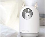 Langray - usb Cool Mist Humidifier, 300ml Mini Portable Humidifier with 7 Color led Night Light, Adjustable Mist Mode and Auto Shut-Off, Quiet MMUK02769 9116323557754