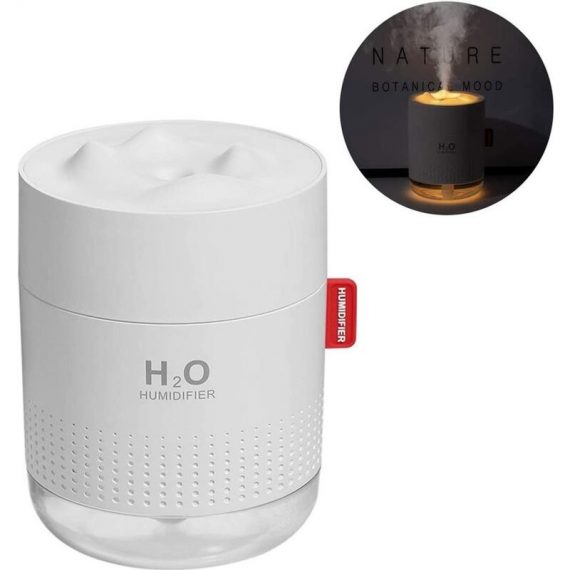 500ml USB Humidifier, Ultrasonic Mini Air Humidifier, 20dB Ultra Quiet Room Humidifier - Up to 10-15 Hours Continuous Operation LI002107 6002560746675
