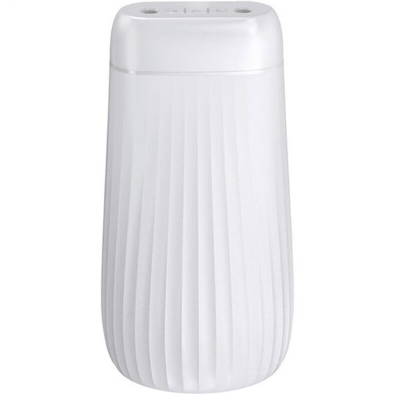 1000mL Mist Humidifier Diffuser Double Nozzle Cool Mist Night Light Quiet Humidifier Essential Oil Diffuser, White - White H34447W 791304495257