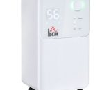 2L Portable Quiet Dehumidifier, 12L/Day Electric Air De-Humidifier - Homcom 5056534554019 5056534554019