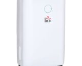 Homcom - 16L/Day Portable Quiet Dehumidifier for Home, Electric Air De-Humidifier 5056534553937 5056534553937