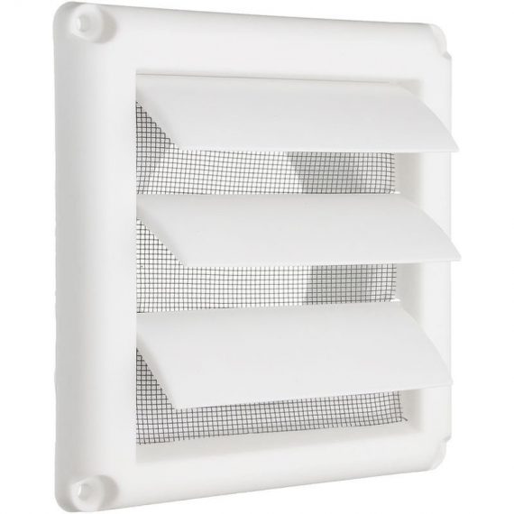 Maerex - Plastic Ventilation Grid Cover 3 Gravity Shutter Wall Ventilation Grille With Net SSC530060 6162151477446