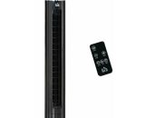 Tower Fan Anion Cooling Bedroom w/ Oscillating, Remote Controller, Black - Homcom 5056534553609 5056534553609