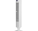 Deuba - Monzana Tower Fan remote control 3 ​​Speed Levels Timer 70° Oscillation Whisper-quiet Fan Pedestal Fan White 104405 4250525339062