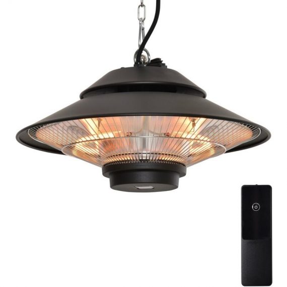 Outsunny - 1500W Electric Patio Heater Outdoor Hanging Heater w/ Remote Control 5056534504953 5056534504953