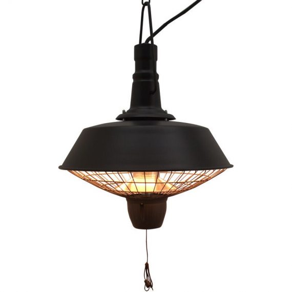 Outsunny - 2100W Electric Patio Heater Garden Ceiling Hanging Warmer Halogen Light 5056029800553 5056029800553