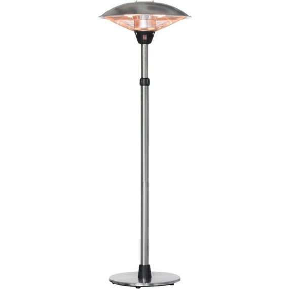 Outsunny - 3KW Freestanding Infrared Electric Outdoor Heater with 3 Heat Settings 5056534591236 5056534591236