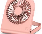 Portable fan, mobile fan, retractable folding fan with USB wireless charging mini pink fan 6250006770641 6250006770641