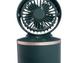 Mini usb Personal Portable 3 Speed Fan Mister for Office, Home Office, Outdoor Green LI009302 9771353254730