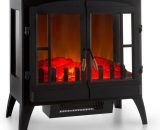 Innsbruck Electric Fireplace 1000 / 2000W Thermostat Black - Black - Klarstein 4060656108587 4060656108587