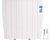 Eco Aluminium Heaters with Timer 600W - White - Mylek MYRA600W 5060478899372