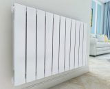 Warmehaus - Bismo White Wall Mounted Oil Filled Electric Radiator 577x937mm 1800W - please select 135-0058 5055653274983