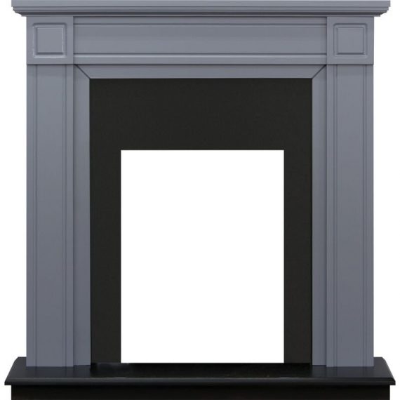 Georgian Fireplace in Grey and Black, 39 Inch - Adam 5056126236262 23079