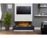 Adam - Sahara Electric Inset Wall Fire with Remote Control, 42 Inch 5056126239195 24259