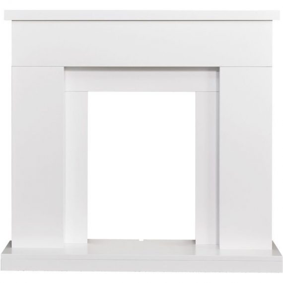 Adam - Lomond Fireplace in Pure White, 39 Inch 5060180214906 21093