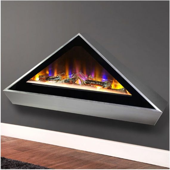 Celsi - Electriflame VR Louvre 1.6kw Inset Electric Fire - Silver 5060520792453 CPPSSLRE