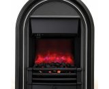 Be Modern - Abbey Inset LED Electric Fire With Coal Effect - Black ABBEY