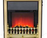 Fazer Inset led Electric Fire With Coal Effect - Brass - Be Modern 5990000000023 FAZERBR