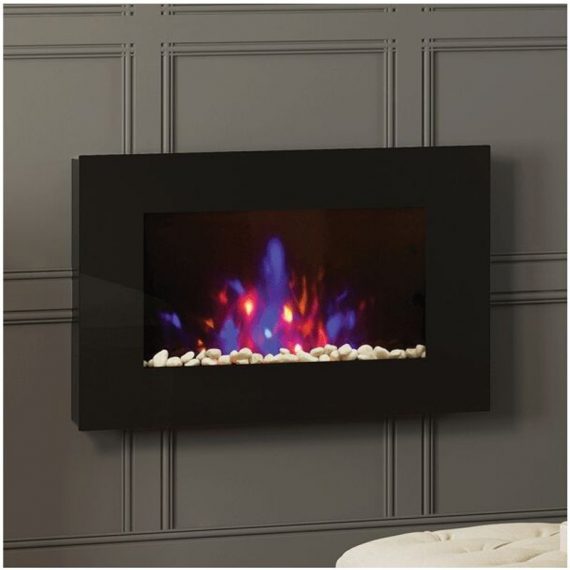 Azonto (With Baffle) Wall Mounted Electric Fire - Be Modern AZONTO