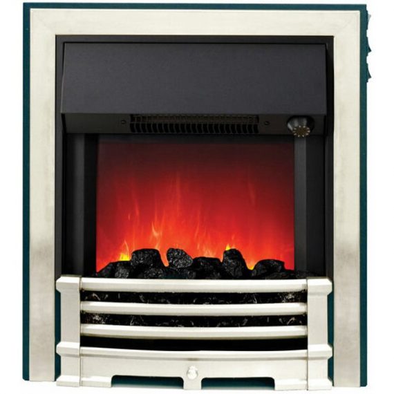 Be Modern - Aspen Inset LED Electric Fire With Coal Effect - Chrome 5990000000009 ASPEN