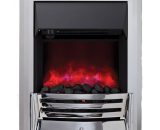 Mayfair Inset led Electric Fire With Coal Effect - Chrome - Be Modern MAYFAIRCC