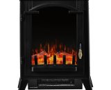 Topdeal - Portable Electric Fireplace Stove, Indoor Electric Fireplace Heater, 2000W Space Heater, Overheat Auto Shut Off Safety Function FFYCUK001435 7684123139378 FFYCUK001435