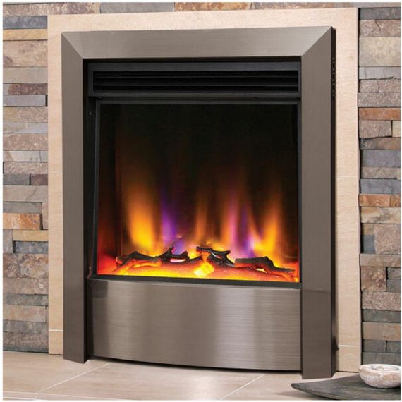Celsi - Electriflame VR Contemporary 1.5kw Inset Electric Fire - Silver 5060520792408 EVRICSRE