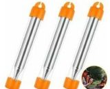 3 Pieces Pocket Bellows Fire Tube Stainless Steel Pocket Survival Blowing Fire Tube Telescopic Tube Starter Fire Tool for Camping Picnic Hiking BBQ 6286512245823 HH-C-0921014