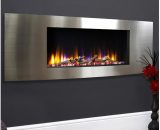 Celsi - Ultiflame VR Vichy 1.6kw Electric Fire - Satin Silver CEUL33RE970