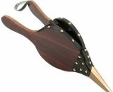 Wooden Fireplace and Barbecue Bellows - 39x17cm - （Brown，1pcs) 9661545588388 QE-6569