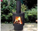 Urbngarden - 44cm Metal Chimney Fireplace [283666] psp-11089 8719987283666