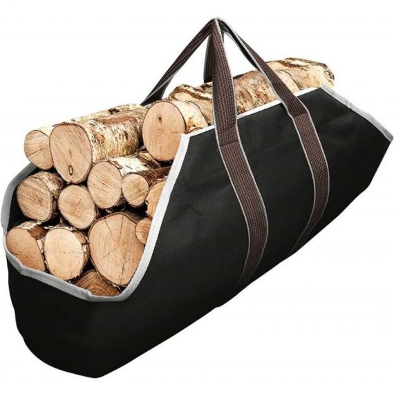 BETTE Log basket and log bag Firewood Log holder Canvas fireplace Wood Transport bag Extra large Firewood holder Indoor firewood baskets for Camping LOW018174 9408568003876