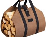BETTE Log basket and log bag Firewood Log holder Canvas fireplace Wood Transport bag Extra large Firewood holder Indoor firewood baskets for Camping LOW018009 9408568002220