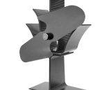 2 Blades Heat Powered Stove Fan Warm Air Circulating Eco Friendly For Wood / Log Burner / Fireplace - Lincsfire 418SFAN-2 7425650152375