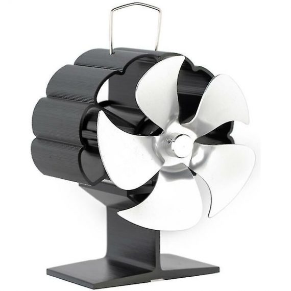 Home Fireplace Stove Fan 5 Blades Heat Quiet Efficient Fan For WoodSilver TW00312060FN0922H 9131990739968