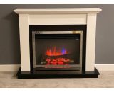 Antigua Electric Fireplace Fire Heater Heating Real Log Effect Remote - Suncrest ANT1024 5060534980419