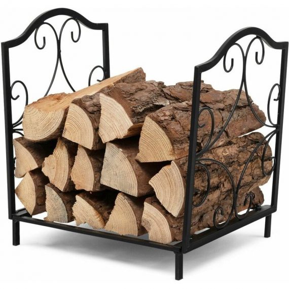 Firewood Log Rack Heavy-Duty Wood Storage Holder Firewood Storage Rack Fireplace HV10307