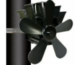 High Thermal Efficiency 5-Blade Aluminum Fireplace Fan Blades, Gold BAY-38912 6286528652219