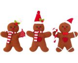 3 Matching Living Gingerbread Man Pendants, Gingerbread Doll Pendants, Festive Christmas Decorations, Fireplace, Christmas Tree (Male) RBD015823lc 9784267161599