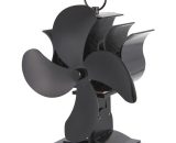 Chimney Fan, Stove Fan without Electricity, Quiet Chimney Fan Chimney Fan with 4 Blades, for Wood/Firewood/Fire Pit/Stove Pipe, Heat Diffuser Fan for Y0001-UK1-K0038-221027-014 9393294714632
